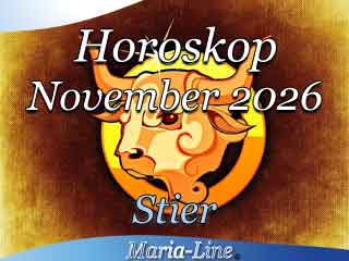 Horoskop Stier November 2026