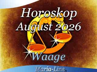 Waage Monatshoroskop August 2026 Waage Monatshoroskop August 2026
