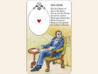 Kartenlegen Lenormandkarte Der Herr Deutung als Tageskarte