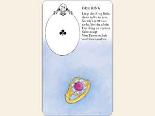 Kartenlegen Lenormandkarte Der Ring Deutung als Tageskarte