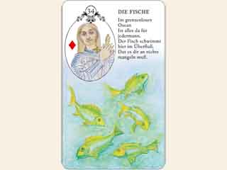 Kartenlegen Lenormandkarte Die Fische Deutung als Tageskarte Kartenlegen Lenormandkarte Die Fische Deutung als Tageskarte