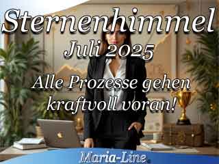 Sternenhimmel Horoskop Juli 2025 Sternenhimmel Horoskop Juli 2025
