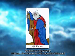 Kartenlegen Tarotkarte Der Eremit und ihre Bedeutung im Tarot