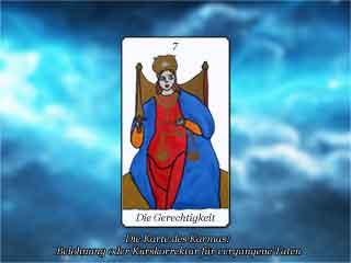 Kartenlegen Tarotkarte Die Gerechtigkeit und ihre Bedeutung im Tarot