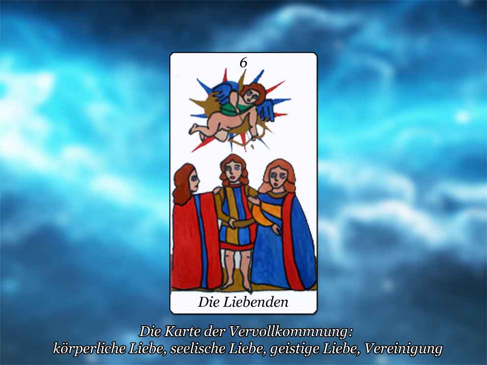 Kartenlegen Tarotkarte Die Liebenden und ihre Bedeutung im Tarot