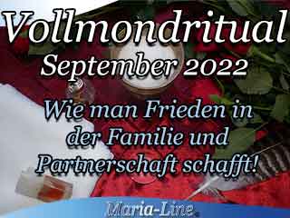 Vollmondritual September 2022: Ritual für Harmonie im Haushalt Vollmondritual September 2022: Ritual für Harmonie im Haushalt