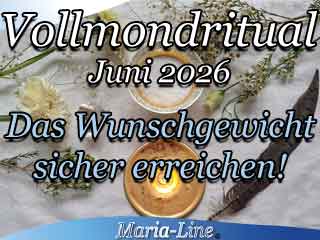 Das Wunschgewicht sicher erreichen! - Vollmondritual Juni 2026 Das Wunschgewicht sicher erreichen! - Vollmondritual Juni 2026