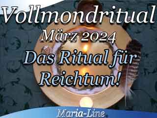 Der Vollmond für Reichtum - Vollmondritual März 2024