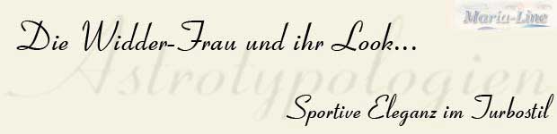 Widder Frau und ihr Look Widder Frau und ihr Look