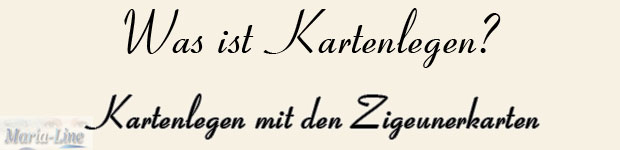 Kartenlegen mit Zigeunerkarten an Praxisbeispielen erklärt Zigeunerkarten
