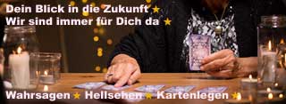 Wahrsagen Hellsehen Kartenlegen
